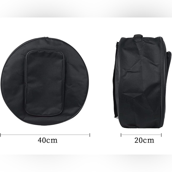 Portable Drum Case with Shoulder Strap and Carry Handles, Waterproof Dustproof - Picture 3 of 3